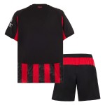 Günstige Fußballtrikots AC Mailand Kinder Heimtrikot 2025-26 Kurzarm